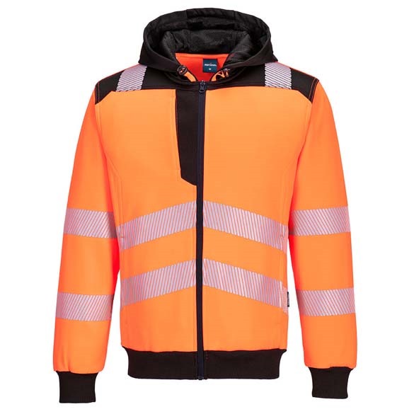 PW3 Hi-Vis Zip Hoodie