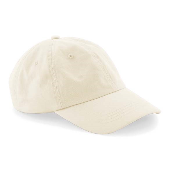 Low-profile 6-panel dad cap