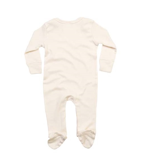 Baby organic envelope sleepsuit with mitts