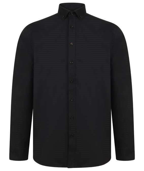 Modern long sleeve Oxford shirt