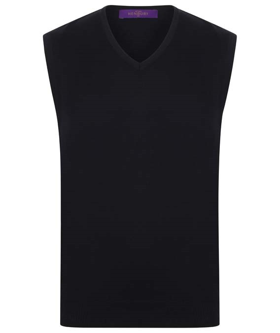 Sleeveless v-neck jumper