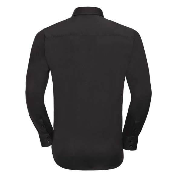 Long sleeve easycare fitted shirt