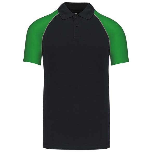 Polo baseball contrast polo shirt