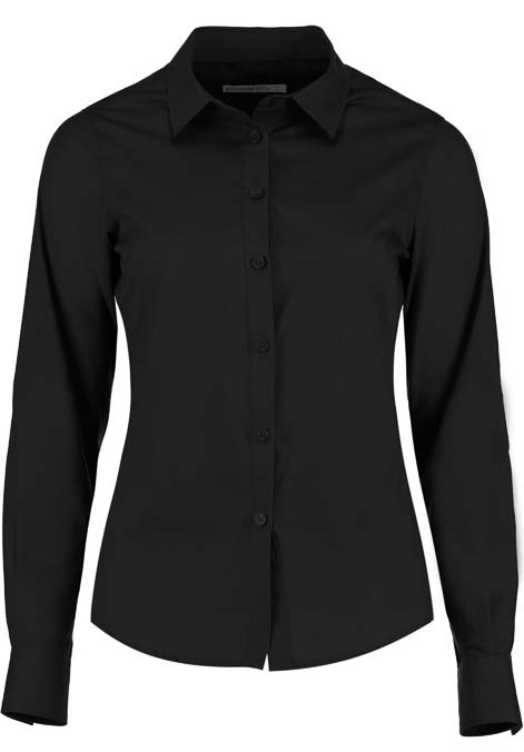 Women&#39;s poplin shirt long sleeve