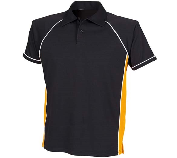 Piped performance polo