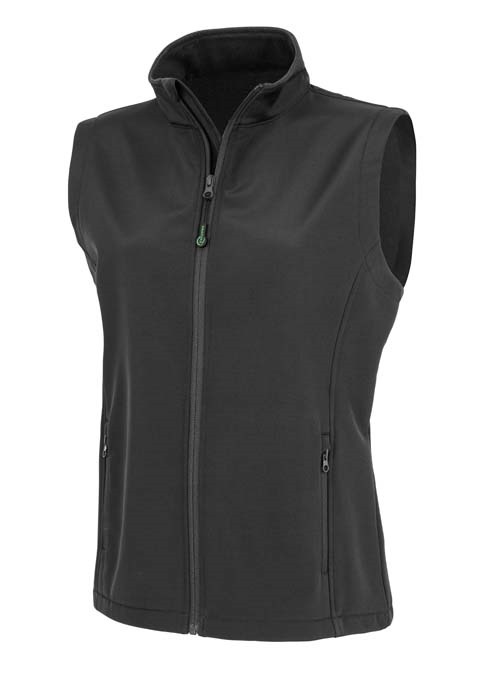 Women&#39;s recycled 2-layer printable softshell bodywarmer