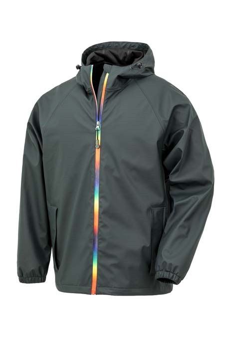 Prism PU waterproof jacket with recycled backing