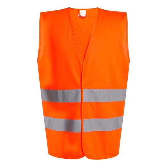 Pro hi-vis two-band easy print vest