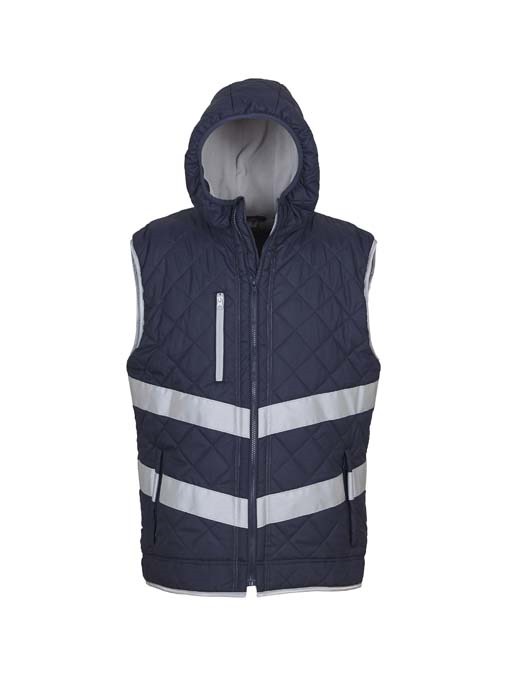 Hi-vis Kensington hooded gilet (HV007)