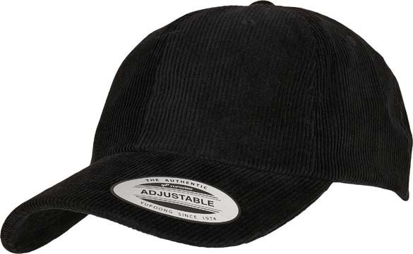 Low-profile corduroy dad cap (6245CD)